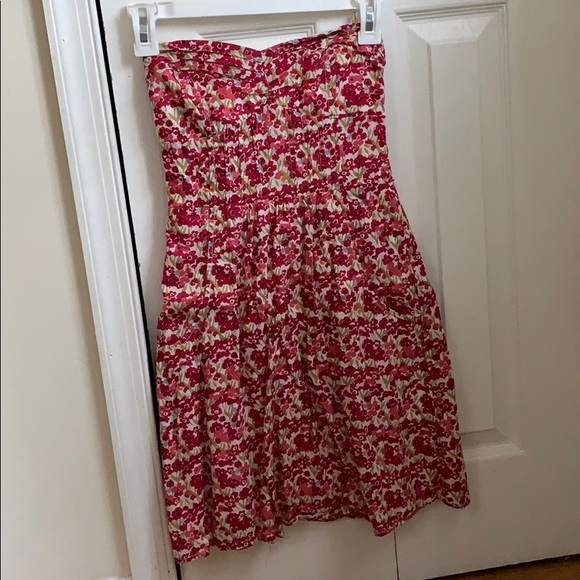 American Eagle Outfitters Dresses & Skirts - American Eagle Outfitters Strapless Pink Floral Dress